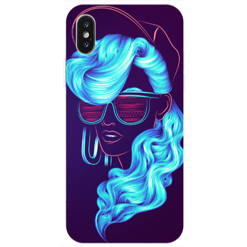 Apple iPhone Xs Hatted style Transparent Silicone TPU Θήκη