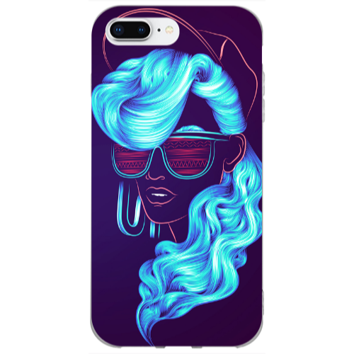 Apple iPhone 7 Plus Hatted style Transparent Silicone TPU Θήκη