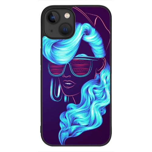Apple iPhone 13 Mini Hatted style Black Glossy Θήκη