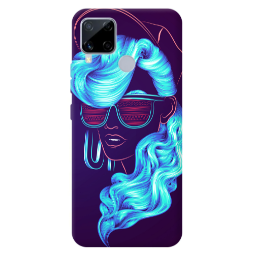 Realme C25S Hatted style Transparent Silicone TPU Θήκη