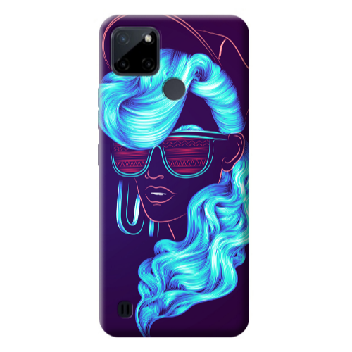 Realme C25Y Hatted style Transparent Silicone TPU Θήκη