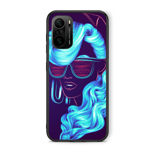 Xiaomi Poco F3 Hatted style Black Glossy Θήκη