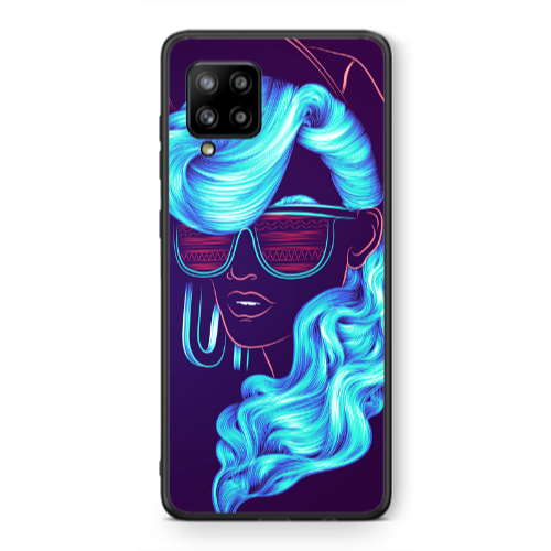 Samsung A42 5G Hatted style Black Glossy Θήκη