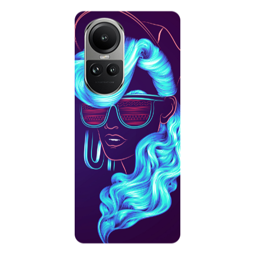 Oppo Reno10 5G Hatted style Transparent Silicone TPU Θήκη