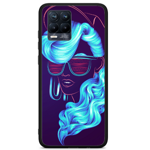 Realme 8 i Hatted style Black Glossy Θήκη