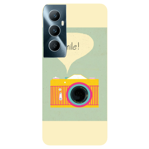 Realme C65 Photo smile Transparent Silicone TPU Θήκη