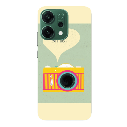Oppo RENO 14 Photo smile Transparent Silicone TPU Θήκη