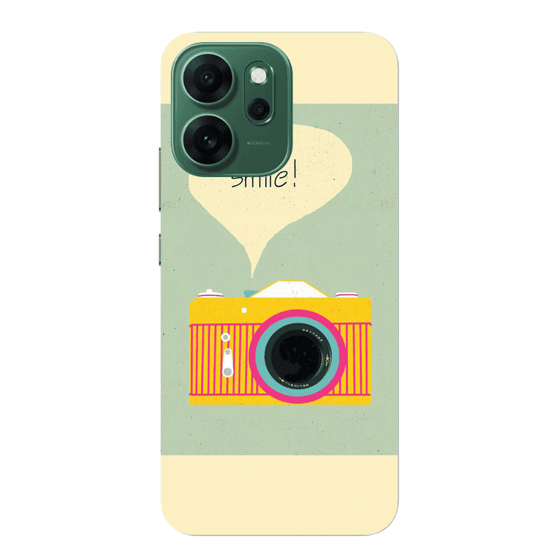 Oppo 14 F Photo smile Transparent Silicone TPU Θήκη