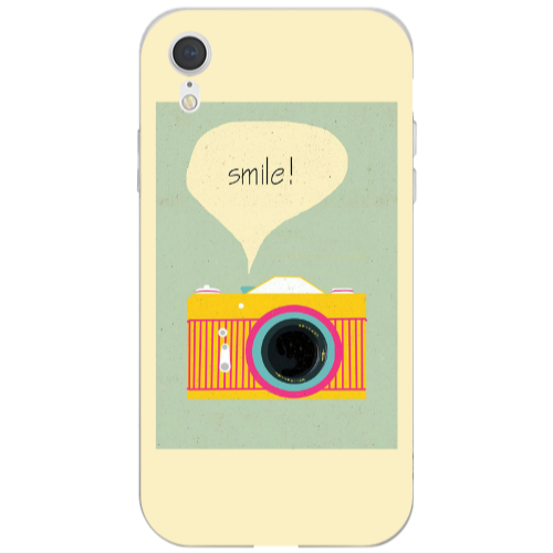 Apple iPhone Xr Photo smile Transparent Silicone TPU Θήκη