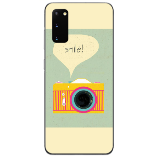 Samsung S20 Photo smile Transparent Silicone TPU Θήκη