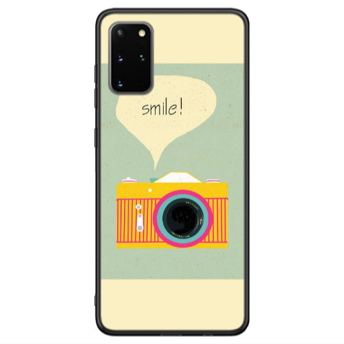 Samsung S20 FE Photo smile Black Glossy Θήκη