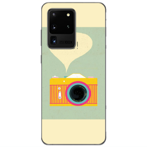 Samsung S20 Ultra Photo smile Transparent Silicone TPU Θήκη