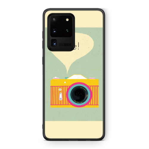 Samsung S20 Ultra Photo smile Black Glossy Θήκη