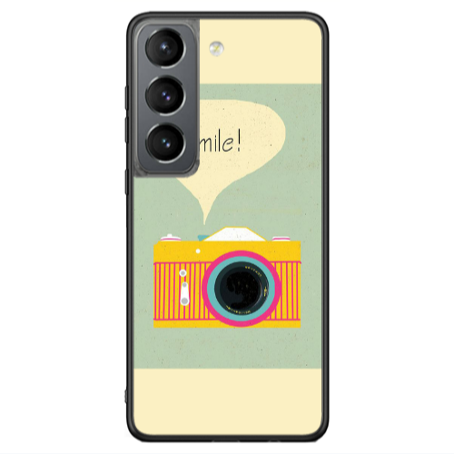 Samsung S21 Ultra Photo smile Black Glossy Θήκη