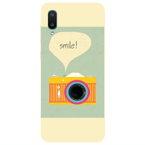 Samsung A02 Photo smile Transparent Silicone TPU Θήκη