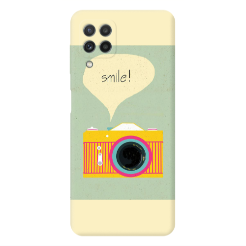 Samsung A22 4G Photo smile Transparent Silicone TPU Θήκη
