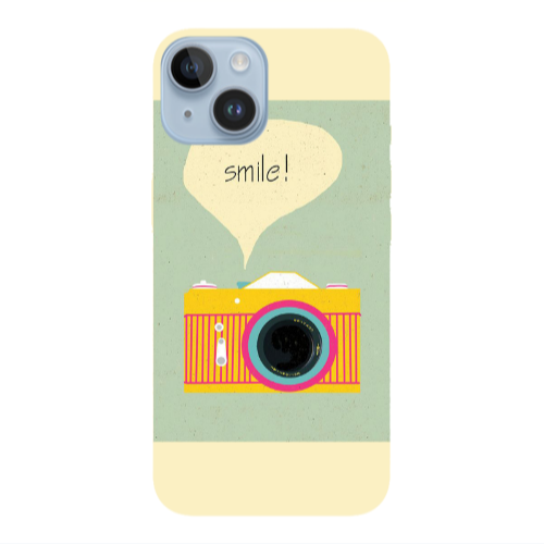 Apple iPhone 14  Photo smile Transparent Silicone TPU Θήκη
