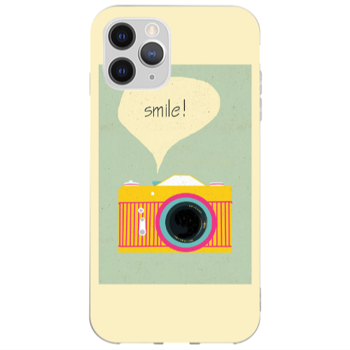Apple iPhone 13 Pro Photo smile Transparent Silicone TPU Θήκη