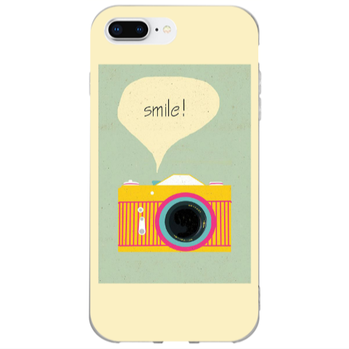 Apple iPhone 7 Plus Photo smile Transparent Silicone TPU Θήκη