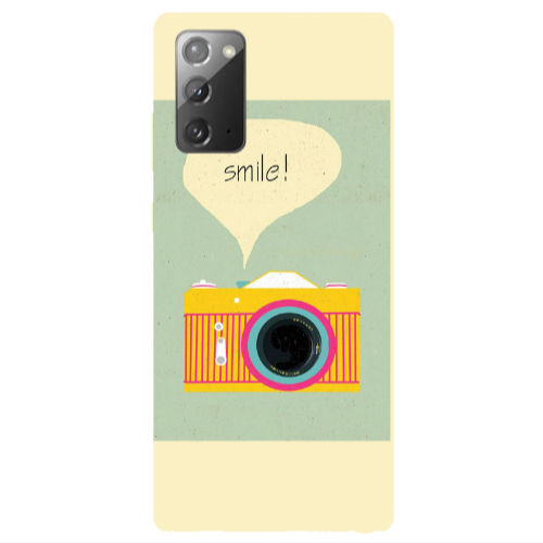 Samsung Note 20 Photo smile Transparent Silicone TPU Θήκη
