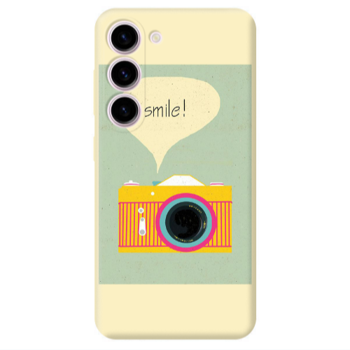 Samsung S23 Plus Photo smile Transparent Silicone TPU Θήκη