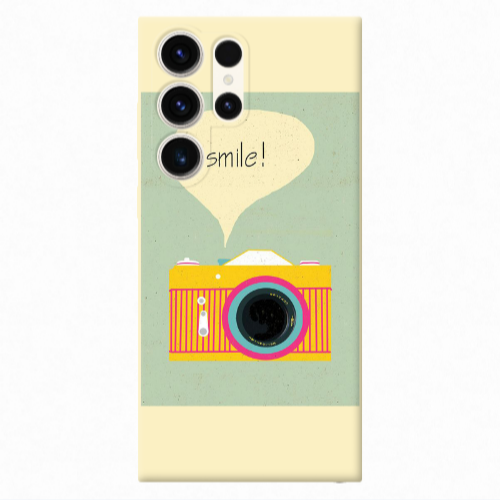 Samsung S23 Ultra Photo smile Transparent Silicone TPU Θήκη