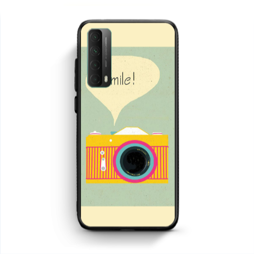 Huawei P Smart 2021 Photo smile Black Glossy Θήκη