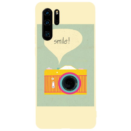 Huawei P30 Pro Photo smile Transparent Silicone TPU Θήκη