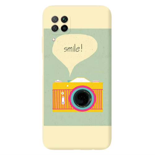 Huawei P40 Lite Photo smile Transparent Silicone TPU Θήκη