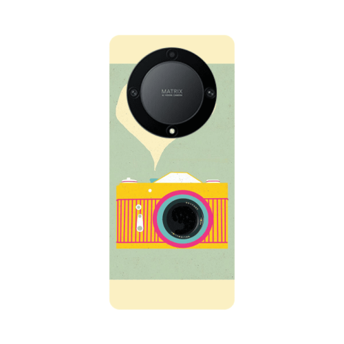 Honor Magic5 Lite 5G Photo smile Transparent Silicone TPU Θήκη