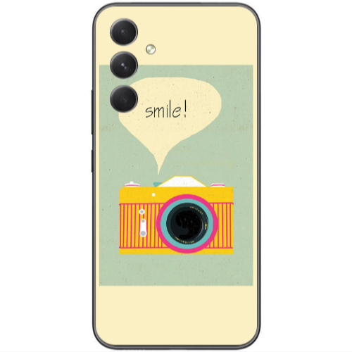 Samsung Galaxy A25 Photo smile Transparent Silicone TPU Θήκη