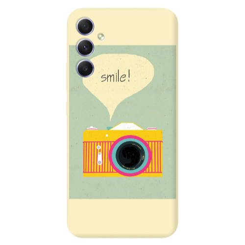 Samsung A16 Photo smile Transparent Silicone TPU Θήκη