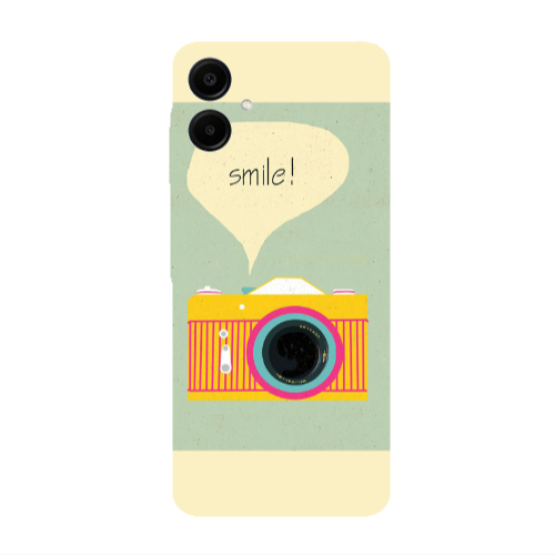 Samsung A06 Photo smile Transparent Silicone TPU Θήκη