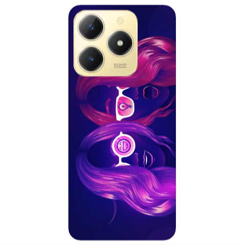 Realme C61 Dual style Transparent Silicone TPU Θήκη