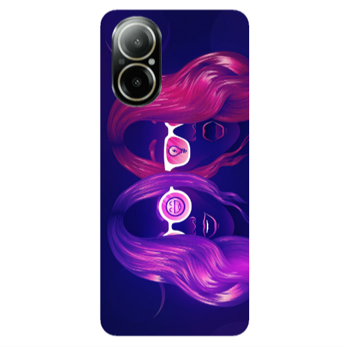 Realme C67 Dual style Transparent Silicone TPU Θήκη