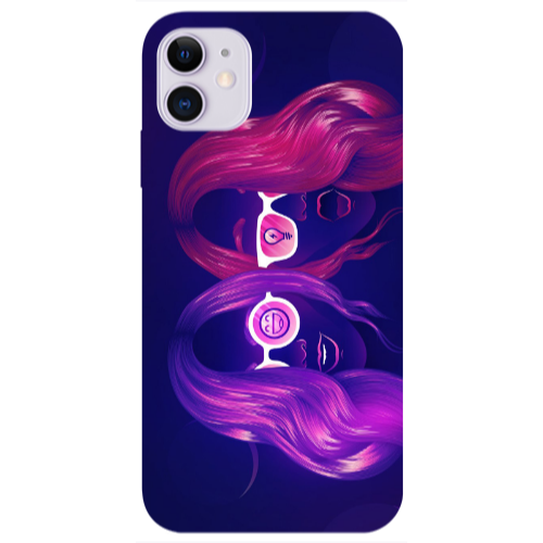 Apple iPhone 11  Dual style Transparent Silicone TPU Θήκη