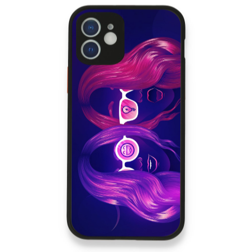 Apple iPhone 12 Dual style Black Glossy Θήκη
