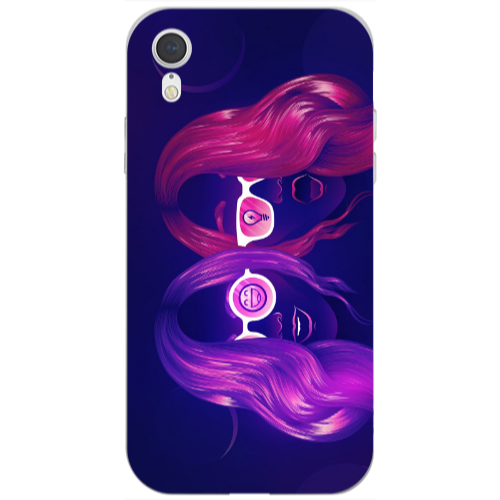 Apple iPhone Xr Dual style Transparent Silicone TPU Θήκη