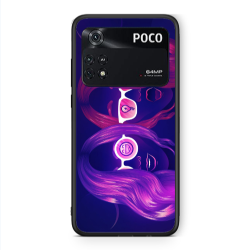 Xiaomi Poco M4 Pro 4G Dual style Black Glossy Θήκη