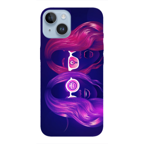 Apple iPhone 14  Dual style Transparent Silicone TPU Θήκη
