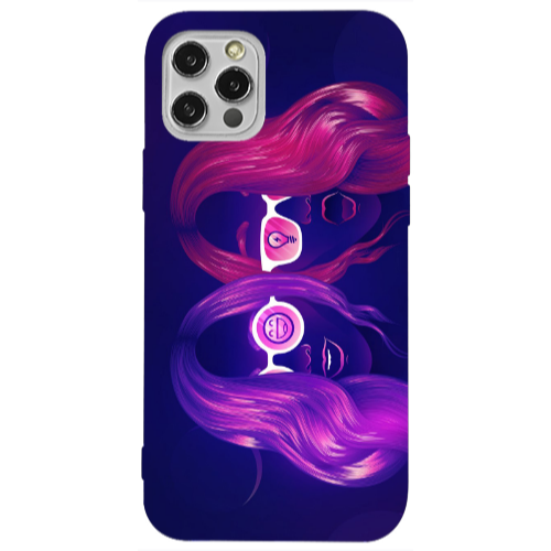 Apple iPhone 12 Pro Dual style Transparent Silicone TPU Θήκη