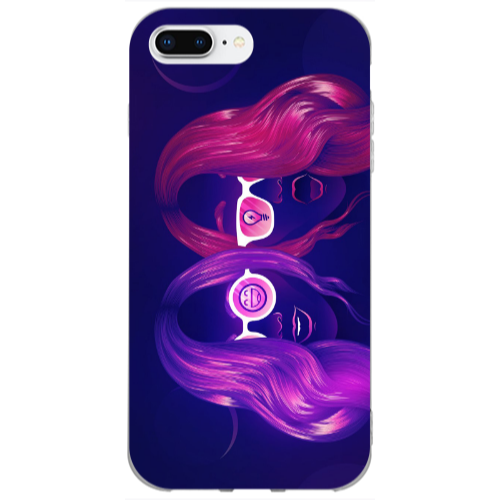 Apple iPhone 7 Plus Dual style Transparent Silicone TPU Θήκη