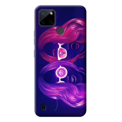 Realme C25Y Dual style Transparent Silicone TPU Θήκη