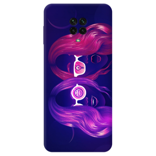 Xiaomi Redmi Note 9S Dual style Transparent Silicone TPU Θήκη