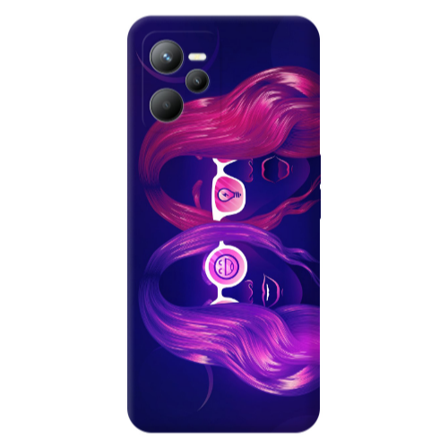 Realme C35 Dual style Transparent Silicone TPU Θήκη