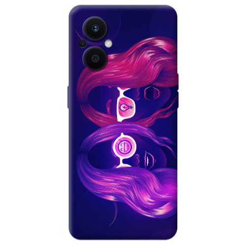 Oppo Reno 7 Lite Dual style Transparent Silicone TPU Θήκη