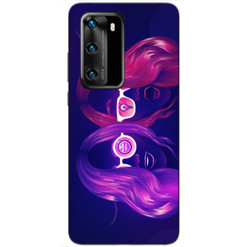 Huawei P40 Dual style Transparent Silicone TPU Θήκη