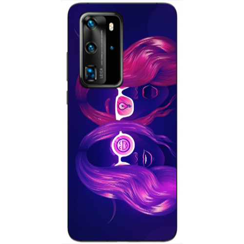 Huawei P40 Pro Dual style Transparent Silicone TPU Θήκη