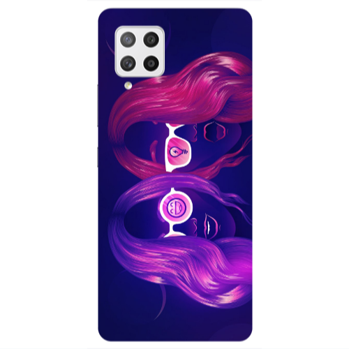 Samsung A42 5G Dual style Transparent Silicone TPU Θήκη