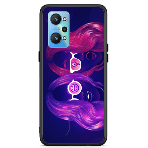 Realme Gt Neo 2 Dual style Black Glossy Θήκη